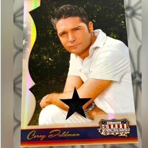 Corey Feldman 2008 Donruss Goonies Movie Worn Material Celebrity Card /500
